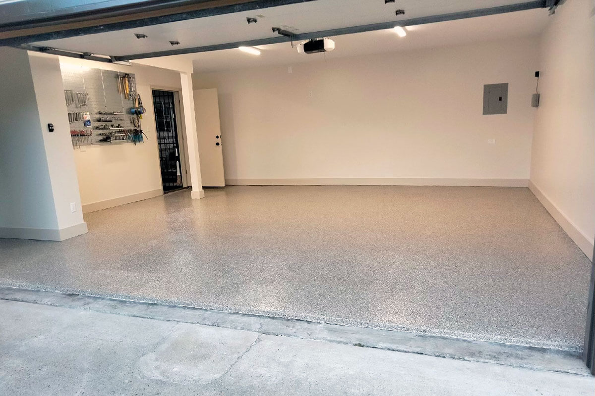 residential car garage floor